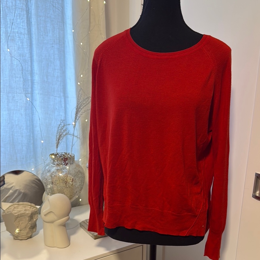 Red Long Sleeve Sweater